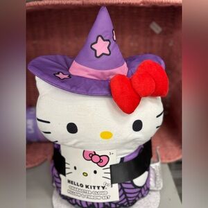 hello kitty pillow and blanket